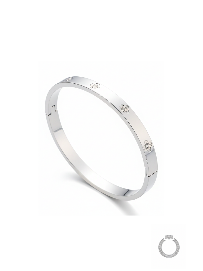 bracelete trevo de luz