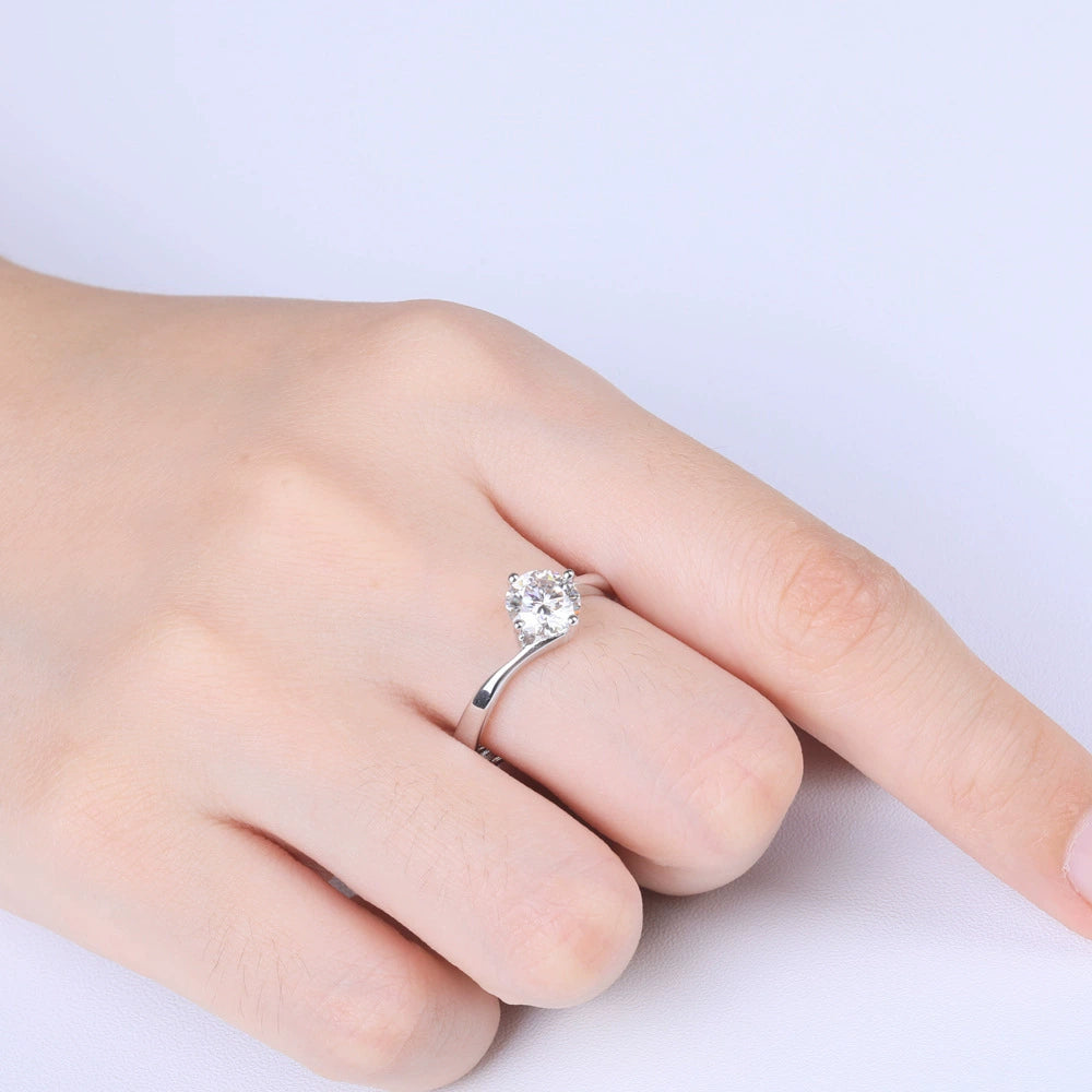 anel solitaire elegance