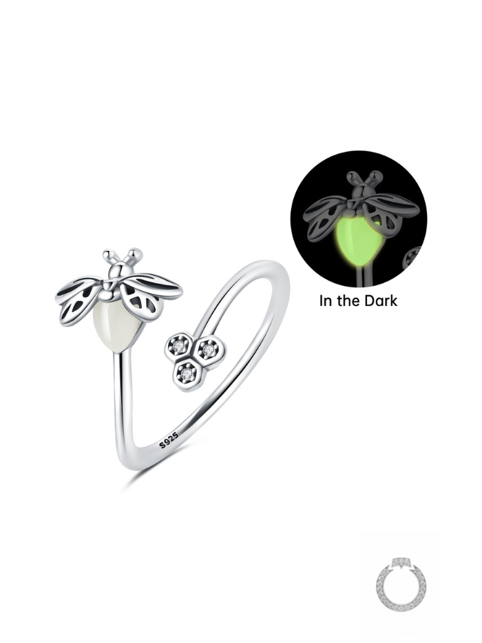 anel vagalume luminoso