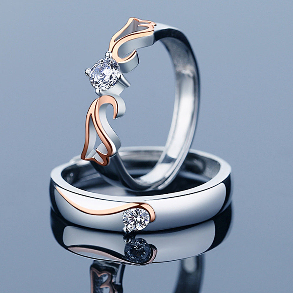 alianças amor eterno com zircônias