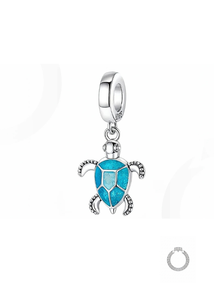 berloque luminoso tartaruga (brilha no escuro)