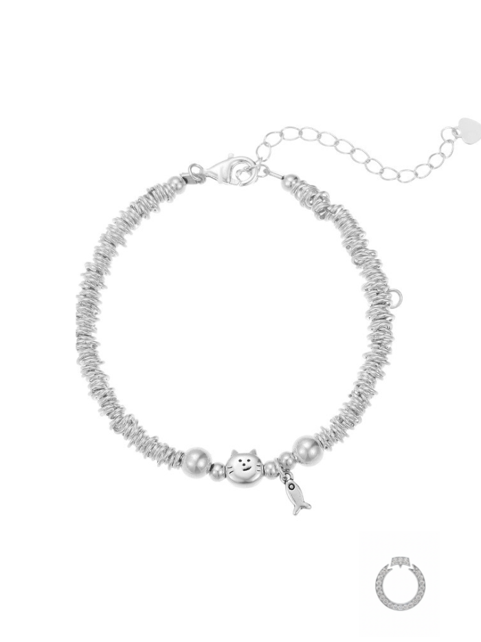 pulseira gatinho da sorte