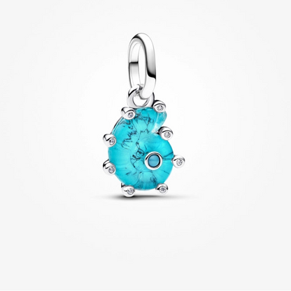 Berloque Caracol Azul