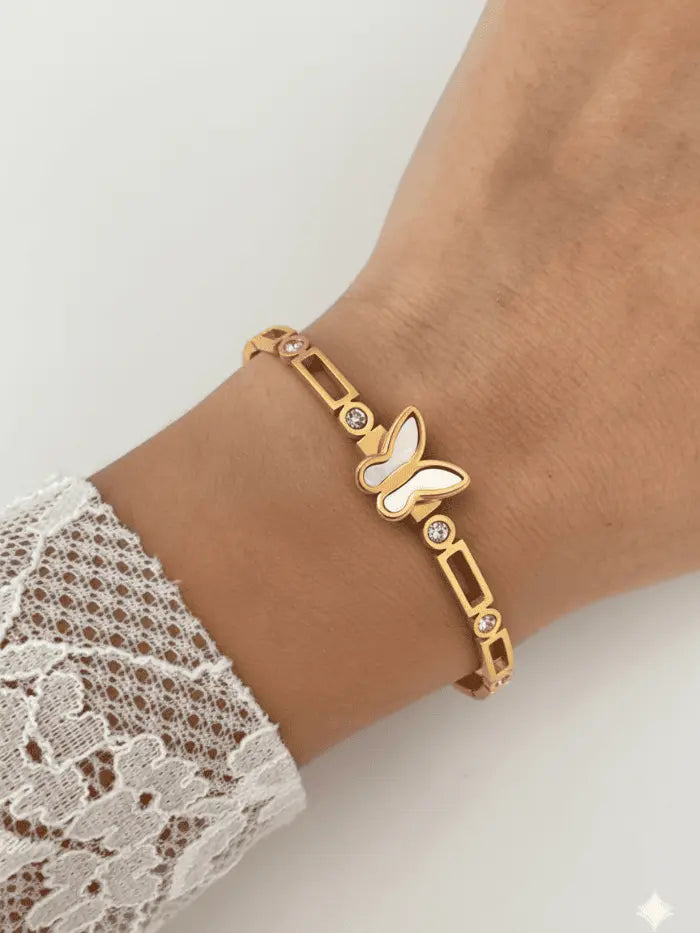 bracelete borboleta da transformação