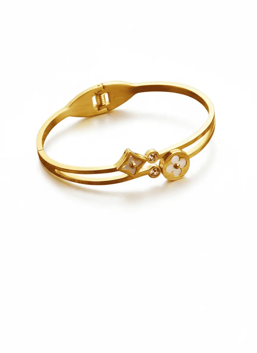 bracelete trevo de elegância