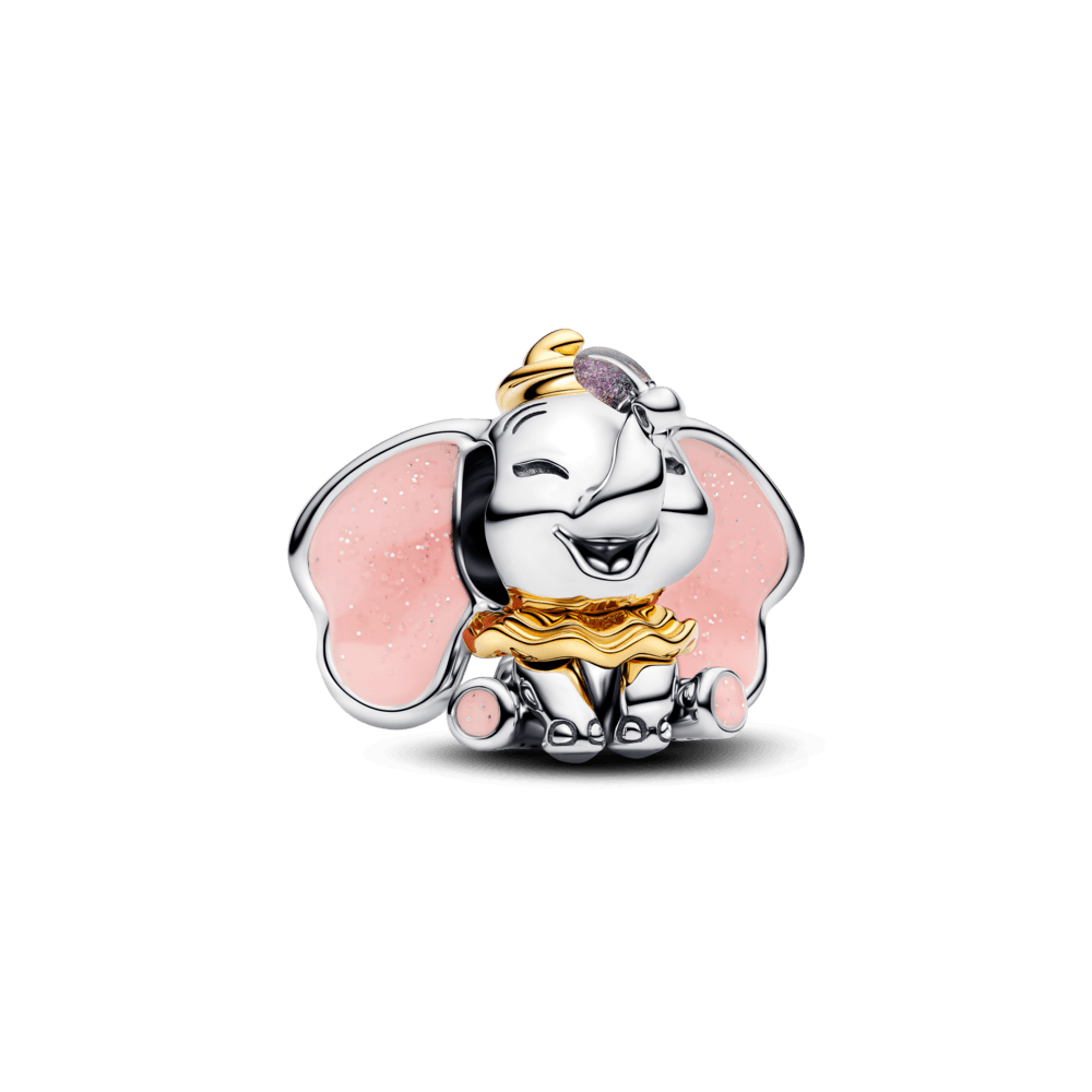 charm disney dumbo em dois tons