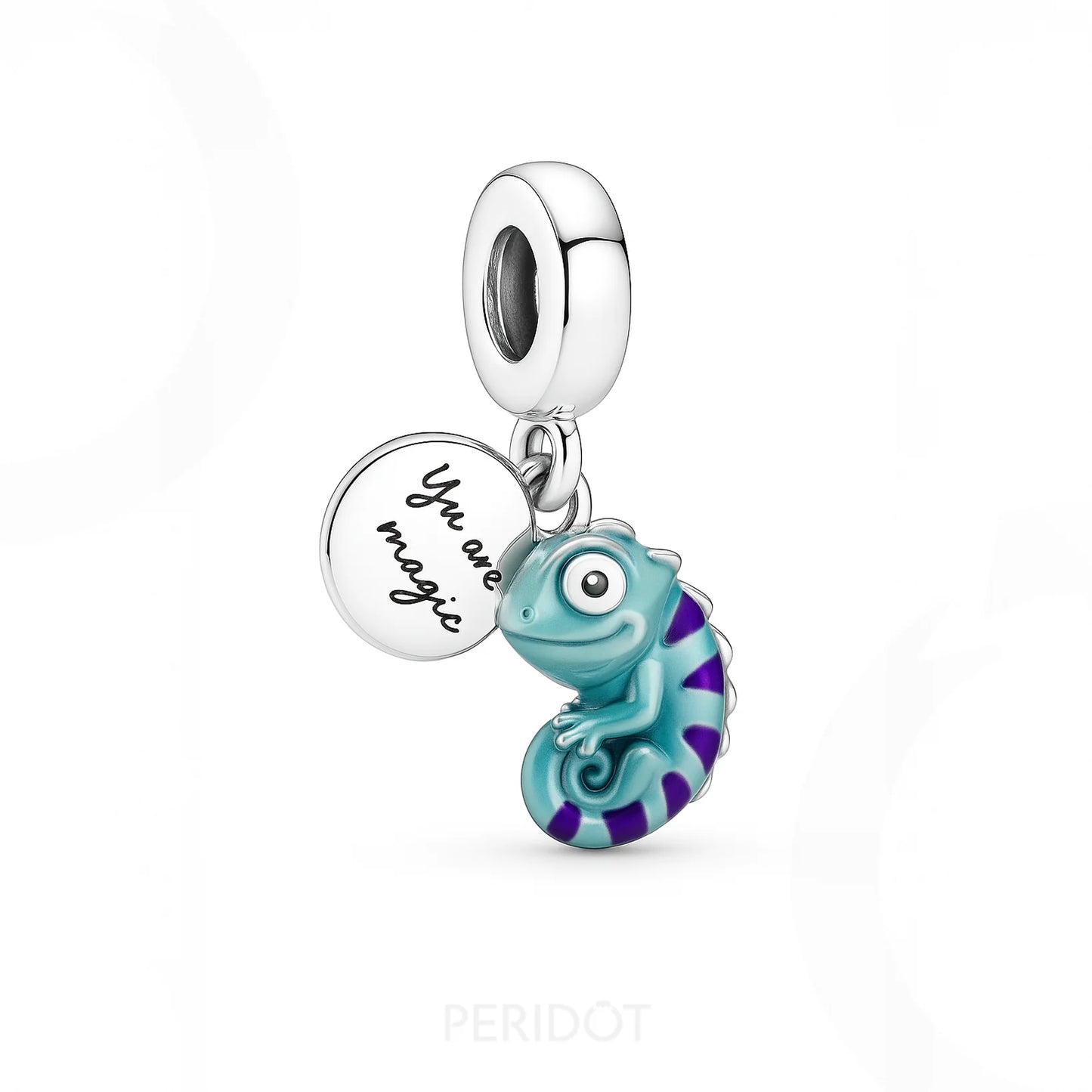 berloque charm camaleão muda de cor