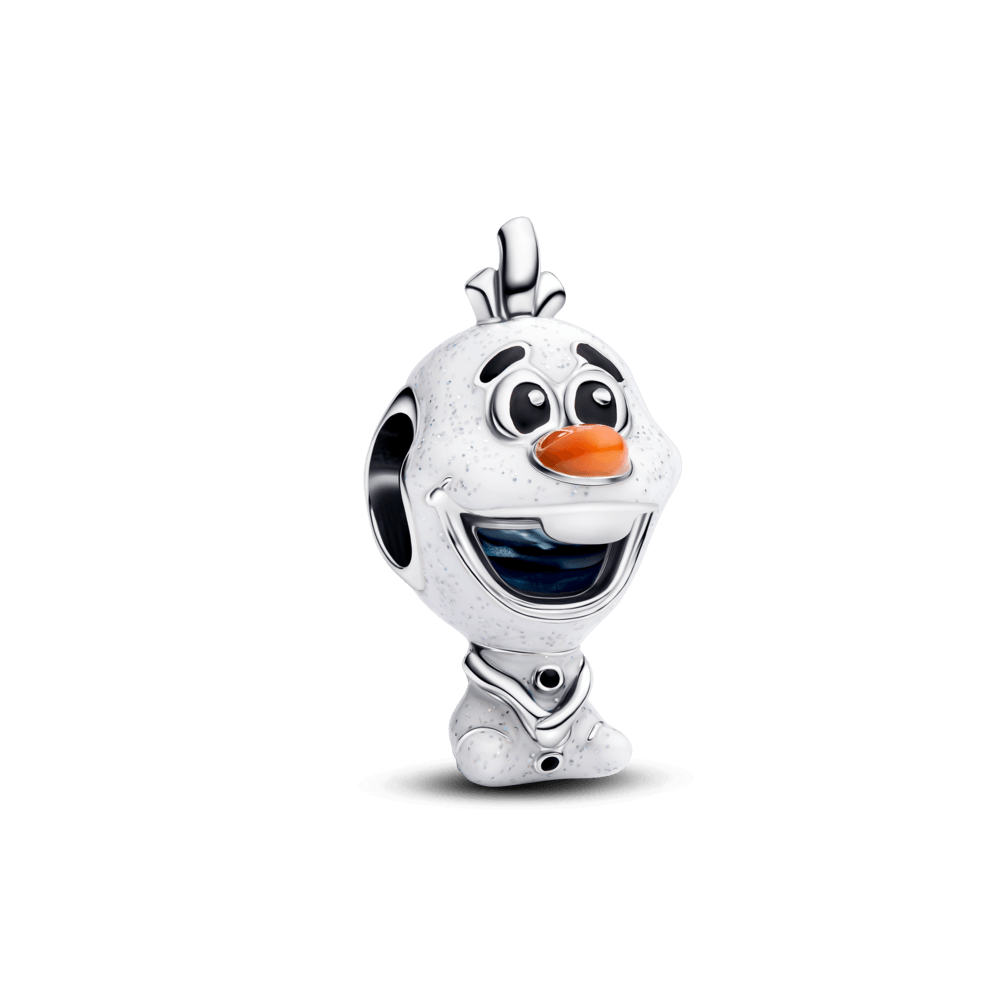 charm prata disney olaf frozen esmaltado