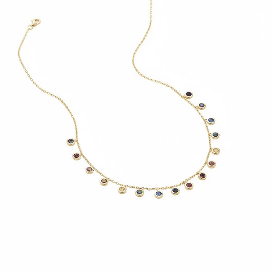 Colar Arco-íris de Zircônias