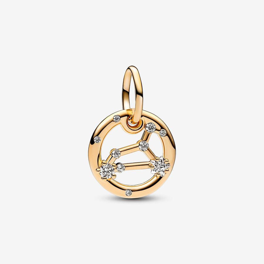 charm pendente signos zodíaco leão