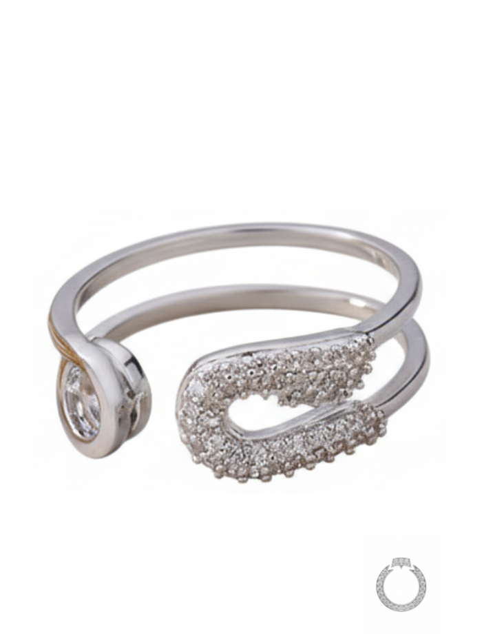 anel alfinete de luxo