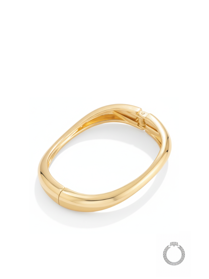 pulseira rígida twist orgânica