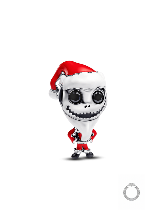 Charm Prata Disney Jack Skellington de Natal