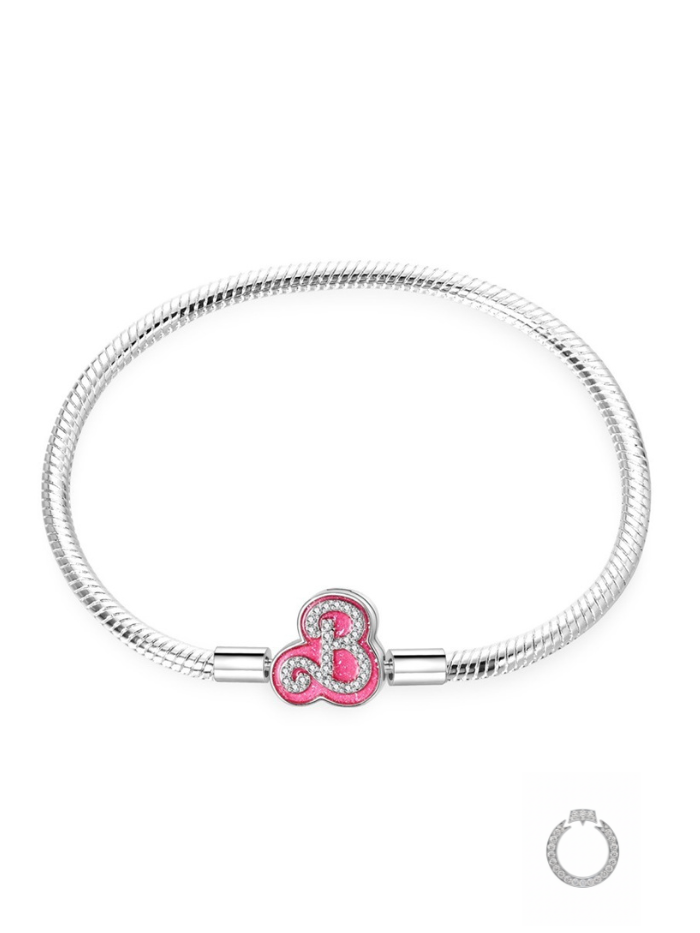 pulseira barbie pink
