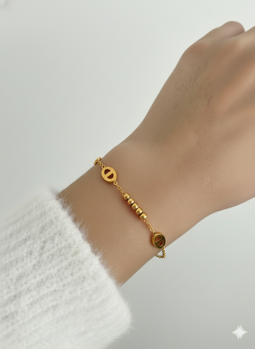 pulseira âncora chic