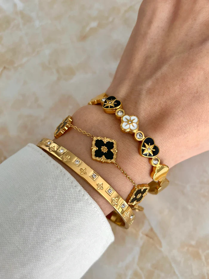 bracelete flor de luz