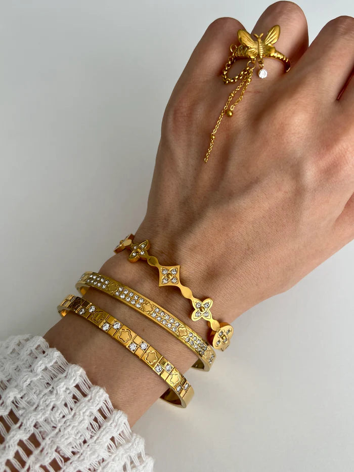 bracelete flor de estilo