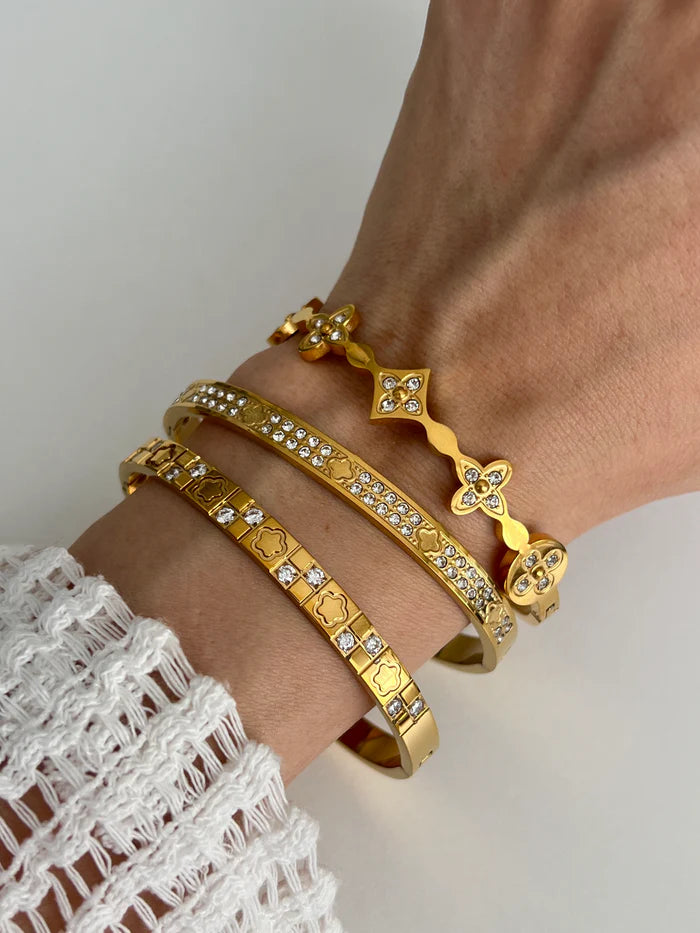 bracelete flor de estilo