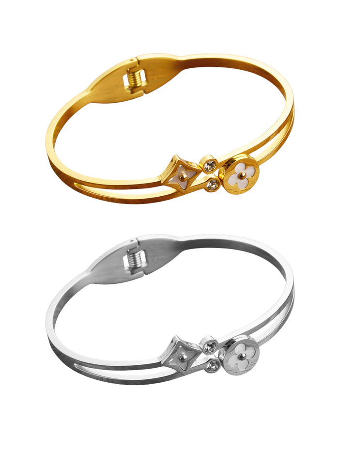 bracelete trevo de elegância