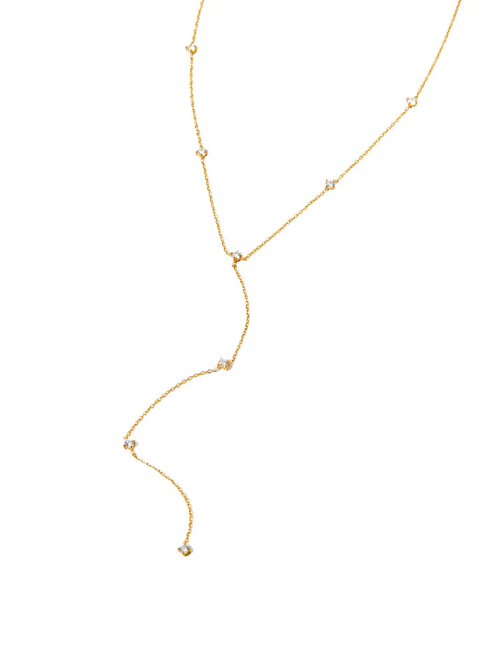 colar lua crescente cravejada