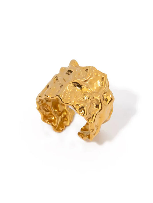 Anel Textura Orgânica