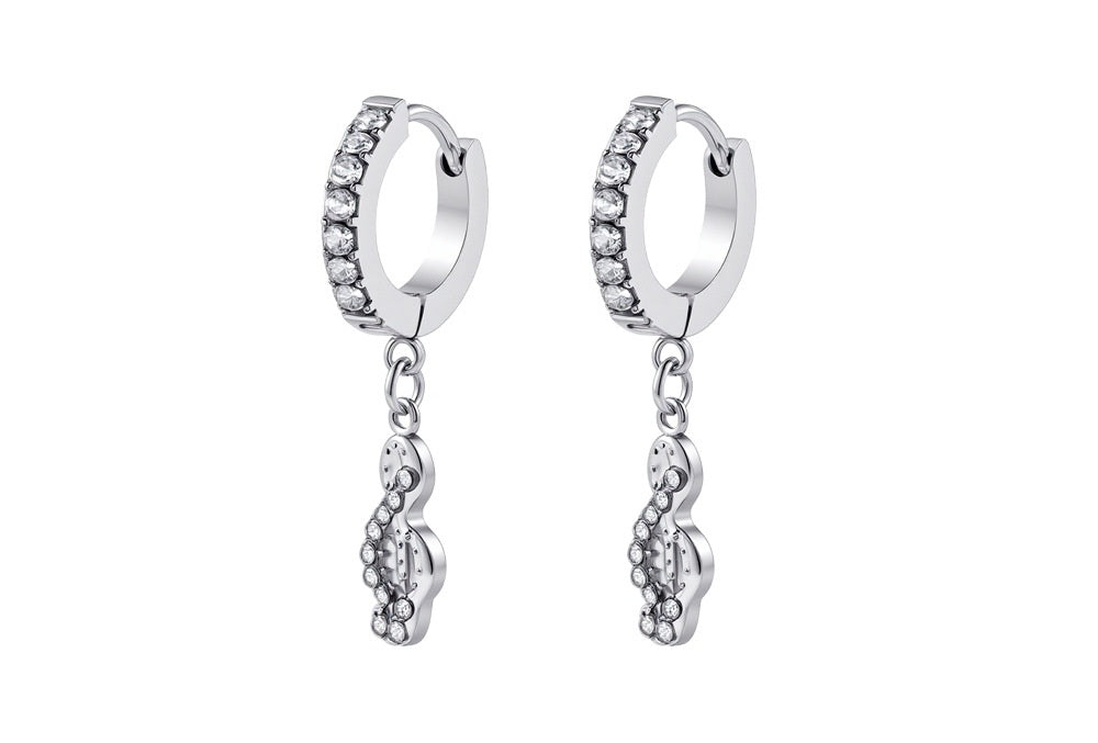 brinco argola charms da sorte