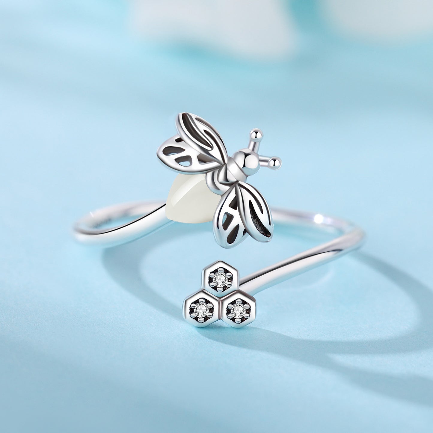 anel vagalume luminoso