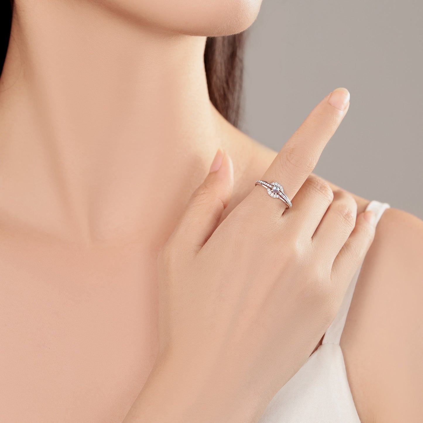 anel órbita de cristal