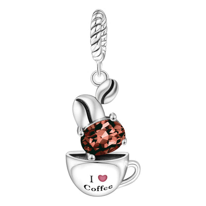 Berloque Eu Amo Café