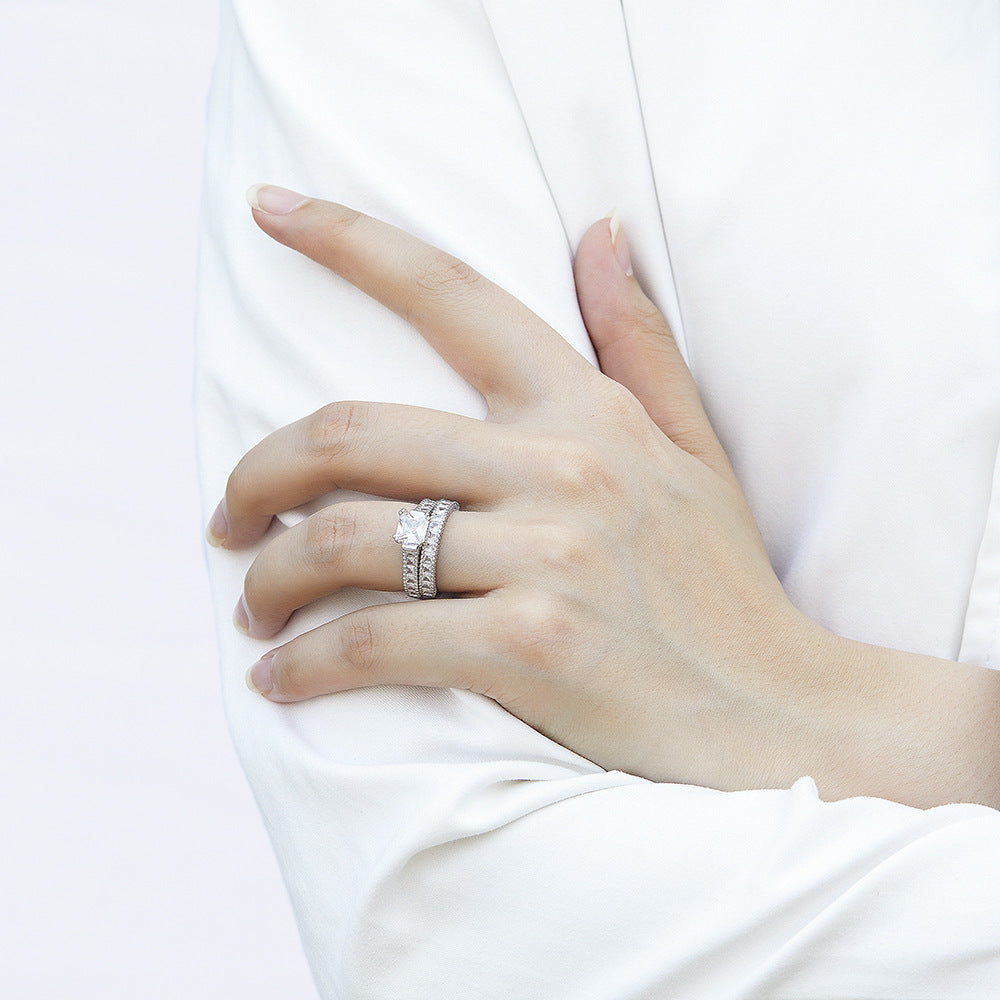 anel eternal brilliance - conjunto duplo