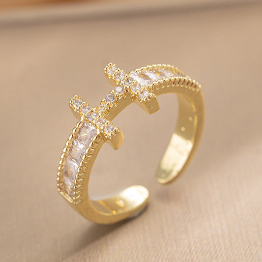 Anel Duplo Caminho da Fé