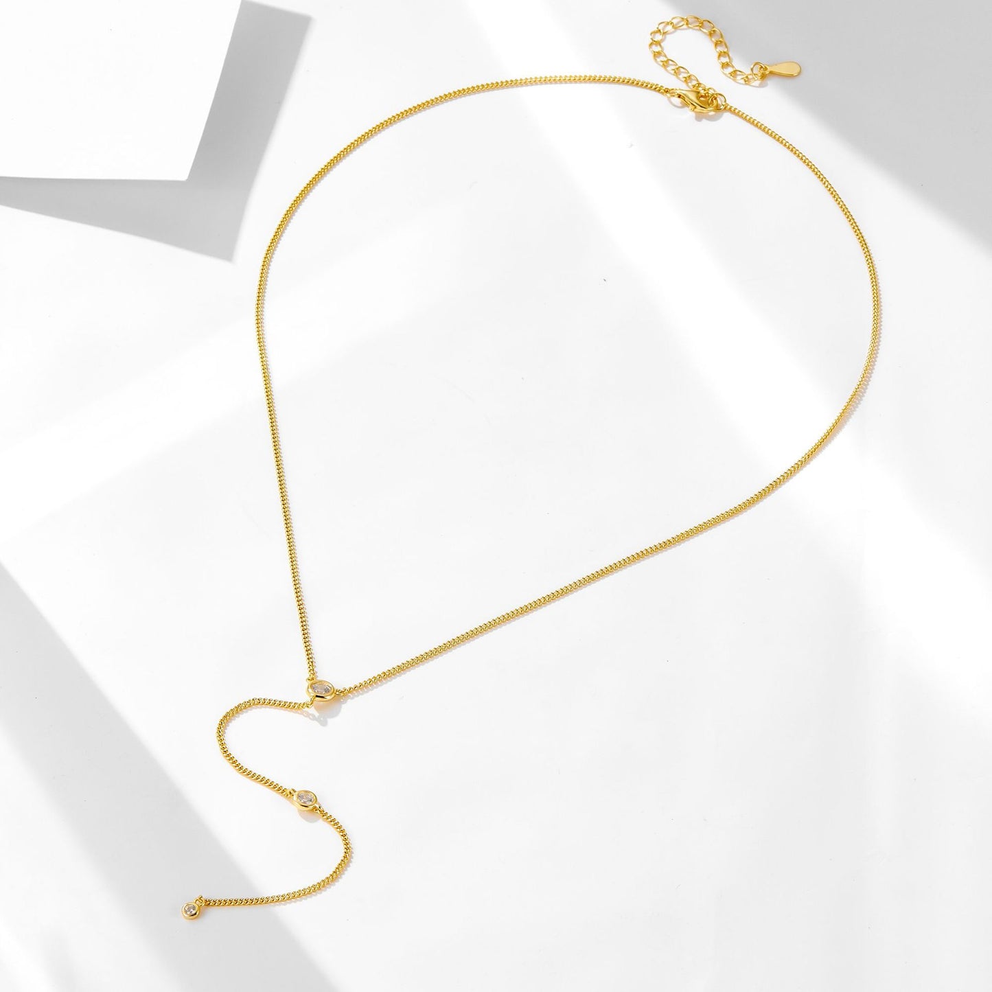 colar cascata de brilho