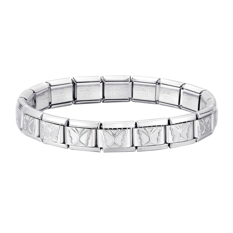 bracelete italiano charm™ borboleta