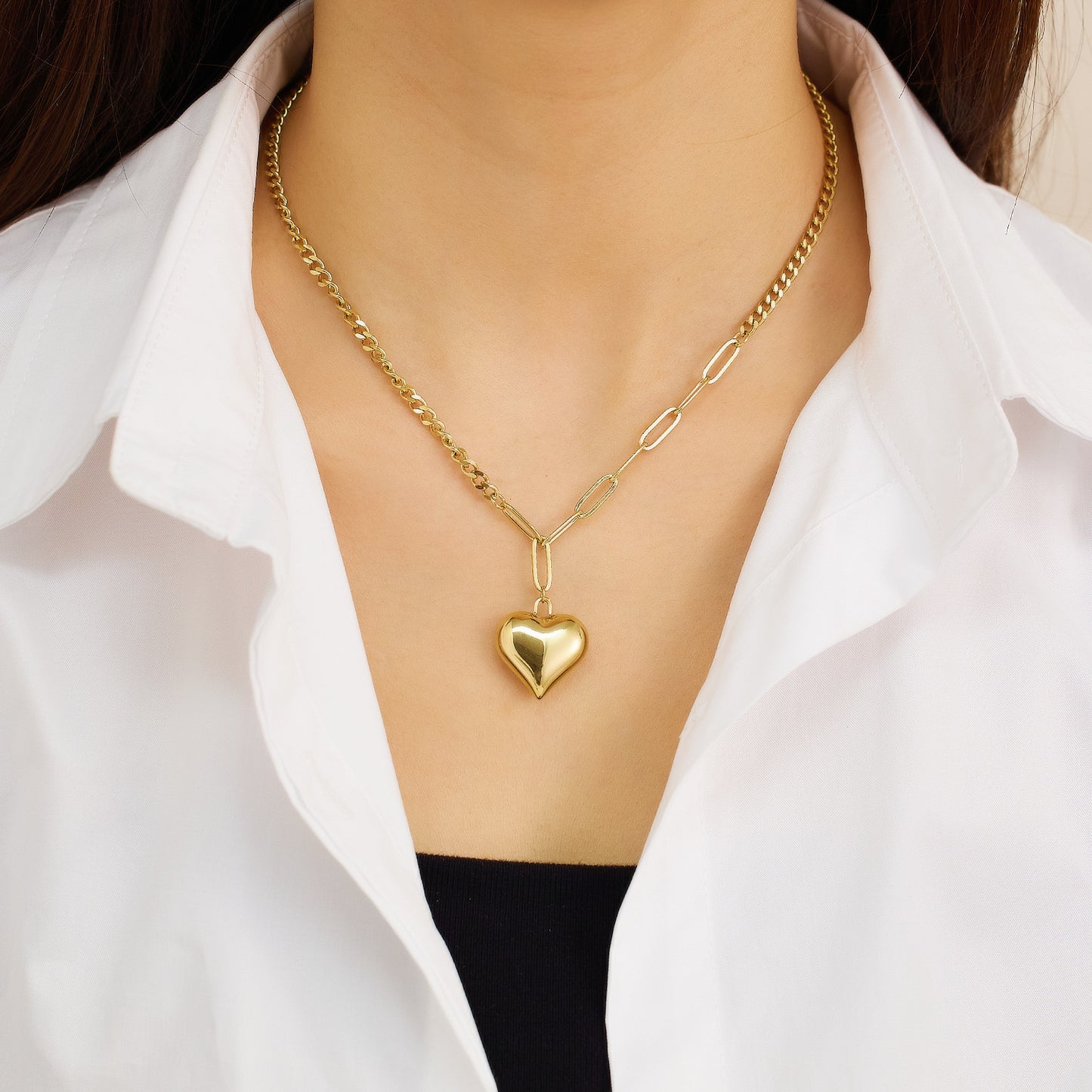 colar heart bold