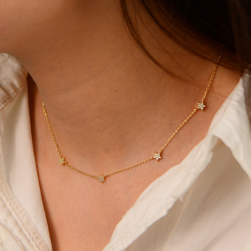 colar chuva de estrelas