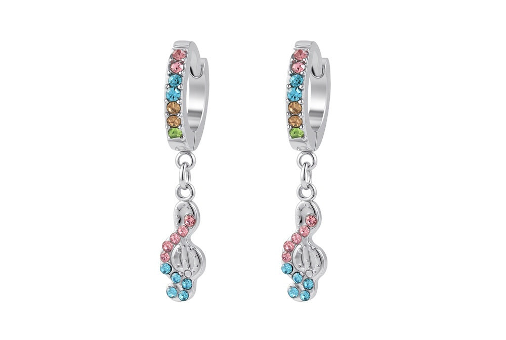 brinco argola charms da sorte