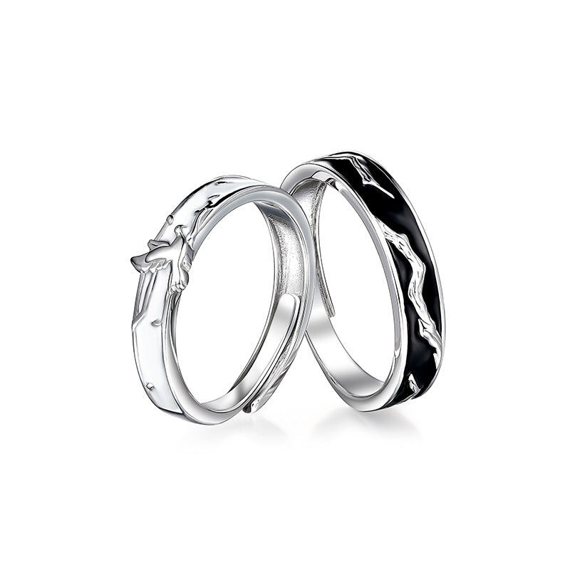 alianças montanha & pássaro