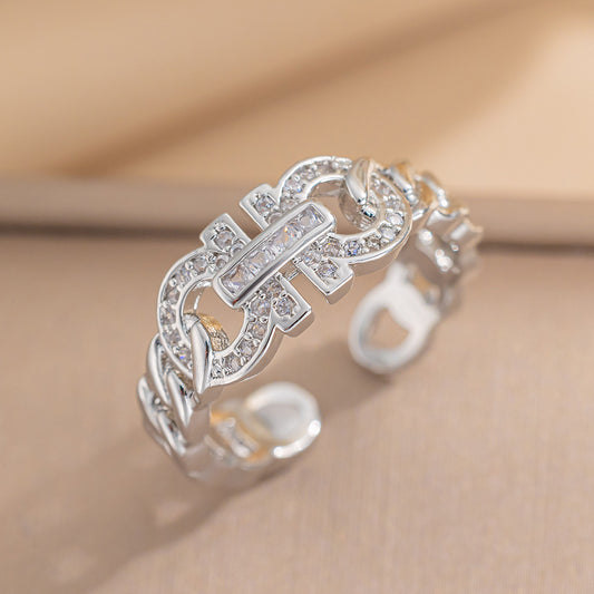 Anel Fivela de Corrente