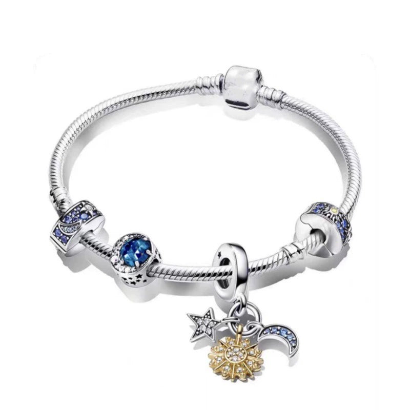 kit pulseira semi rígida universo estrelado