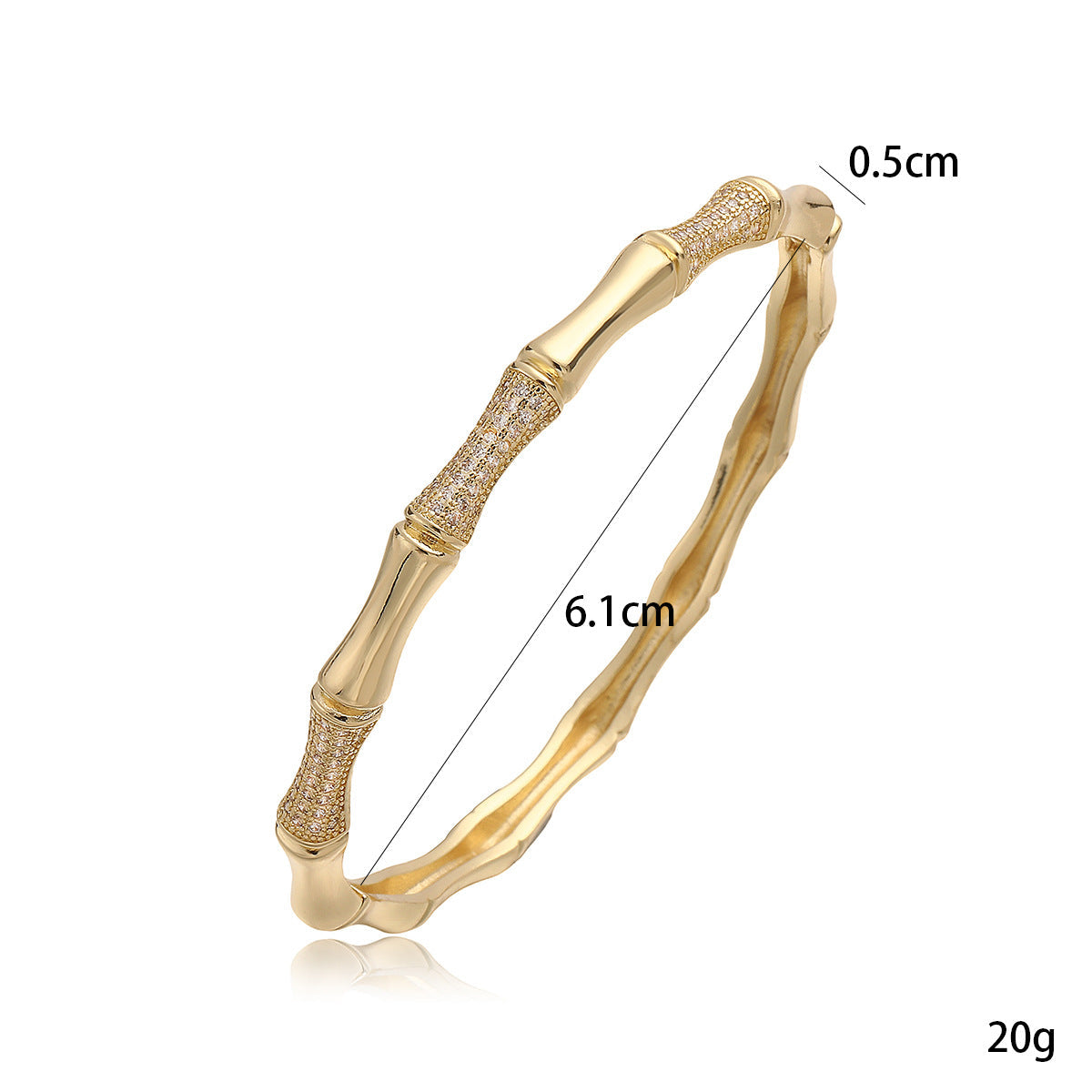 bracelete bambu de força