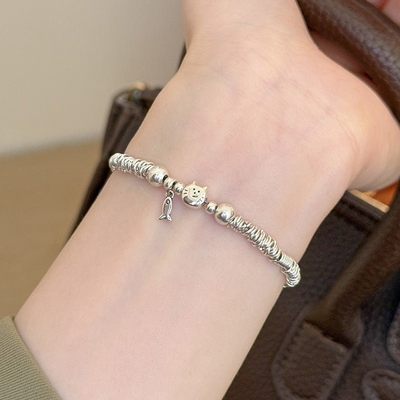 pulseira gatinho da sorte