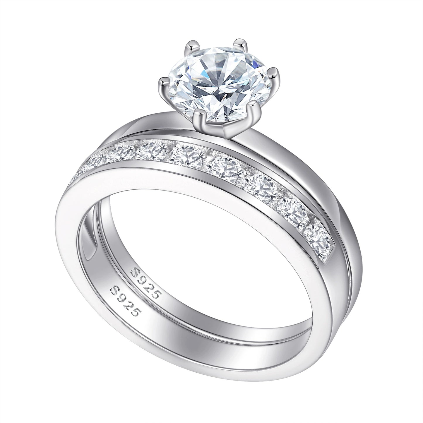 anel eternal grace - conjunto duplo