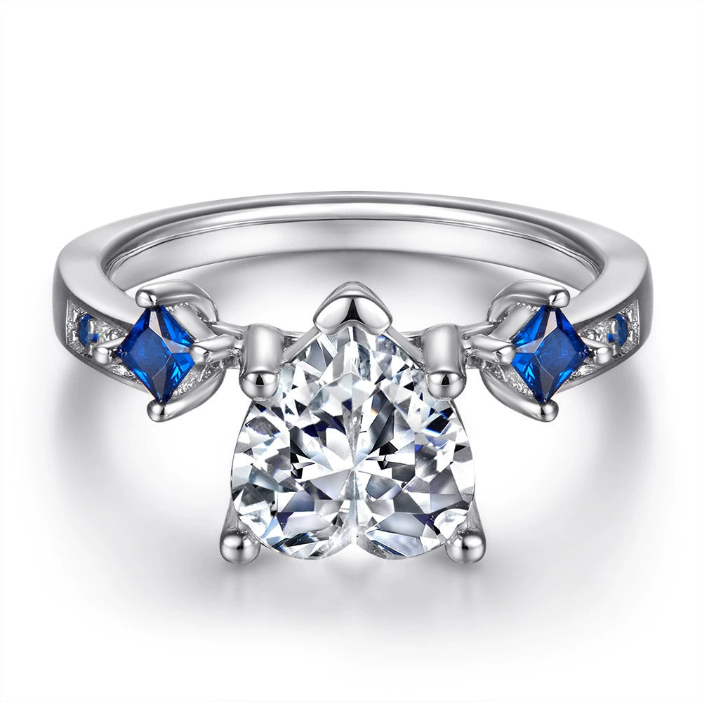 anel "promessa azul" - duo luxuoso