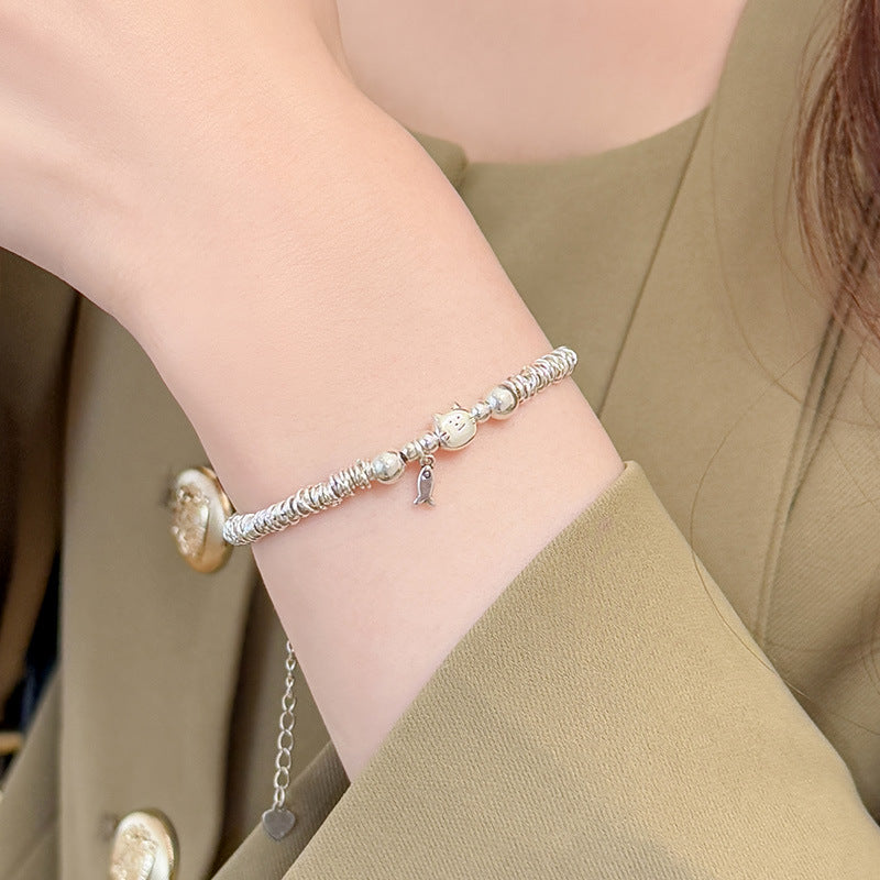 pulseira gatinho da sorte