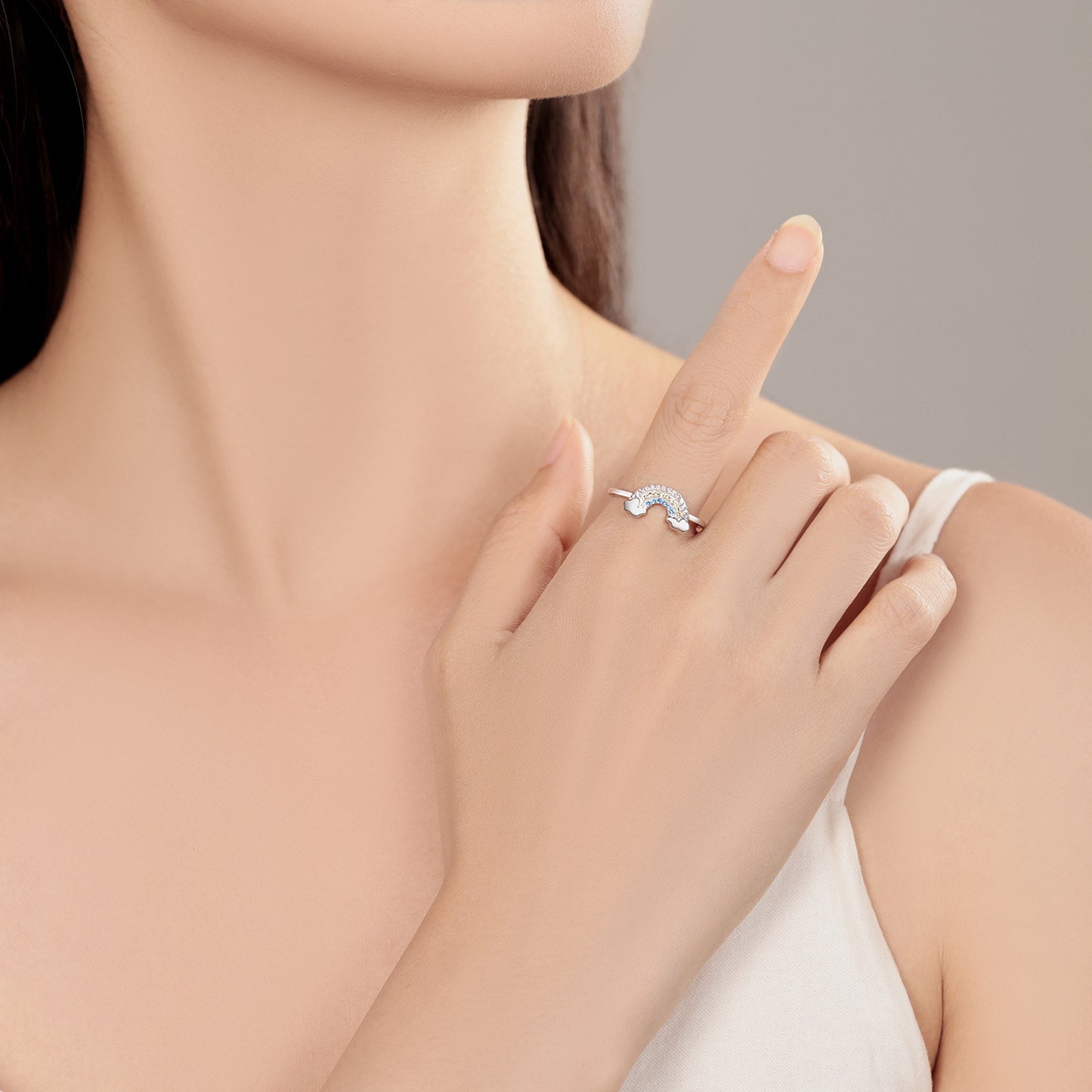 anel arco-íris de esperança