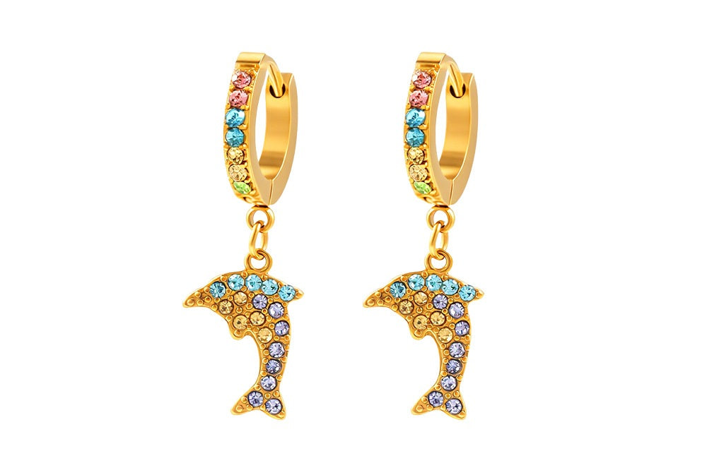 brinco argola charms da sorte