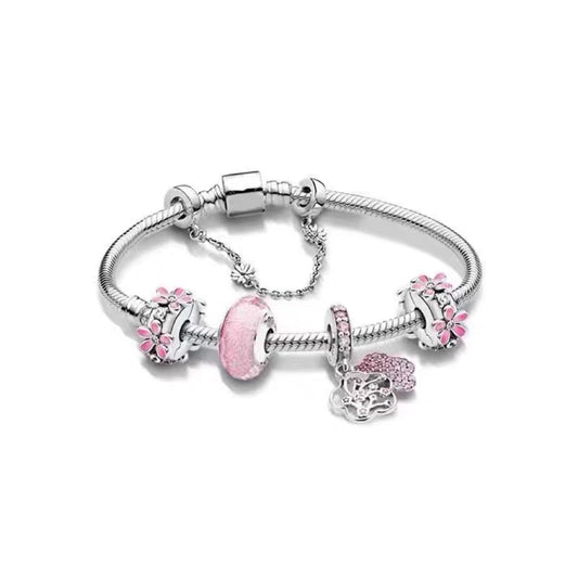 Kit Pulseira Semi Rígida Jardim Florido