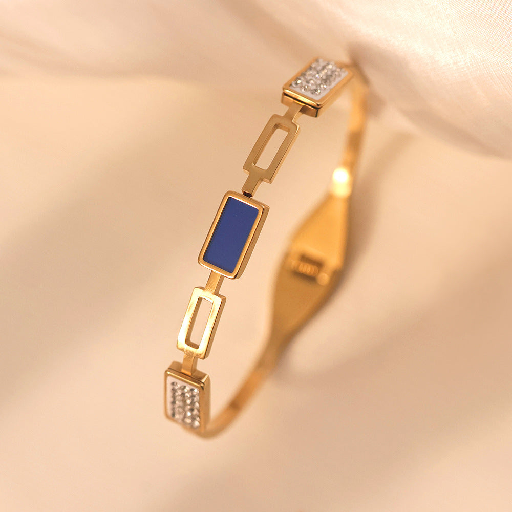 bracelete elo geométrico