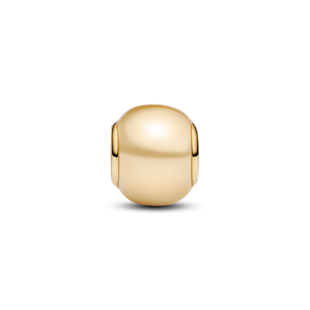 charm ouro separador com perola amarela