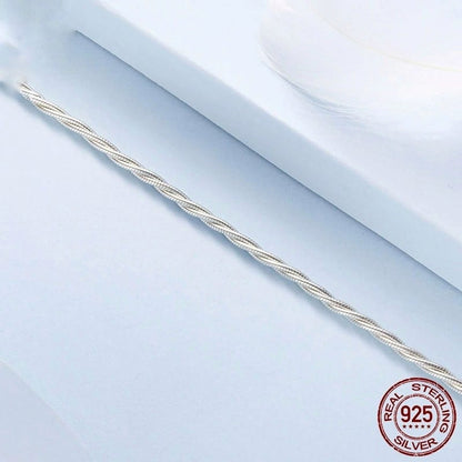 Pulseira Semi-Rígida para berloques Nó de Prata